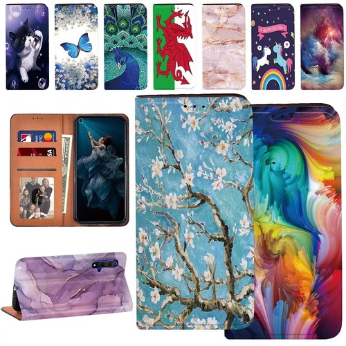 Printed leather phone - phone, stand