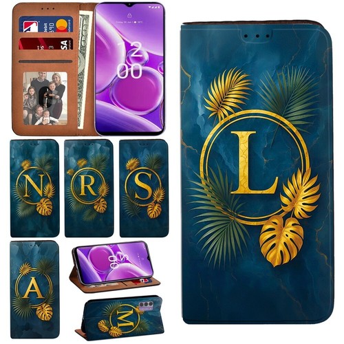 Printed leather wallet - printed, cover