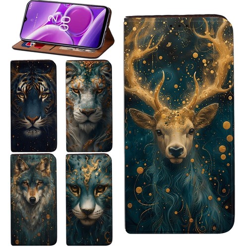 Print leather phone stand - phone,