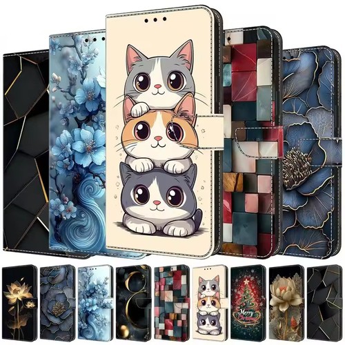 Flip leather wallet phone - leather,