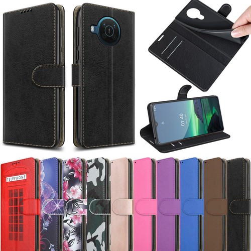 Leather flip wallet - leather,